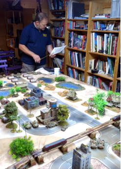 Tony Francis prepares his forces
