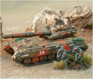 Cougar MBT with Armoured Grenadiers