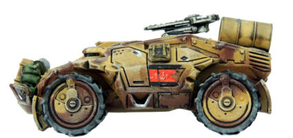 AW Technologies Warthog with a rapid firing 2cm powergun (equivalent to a 2cm tribarrel)