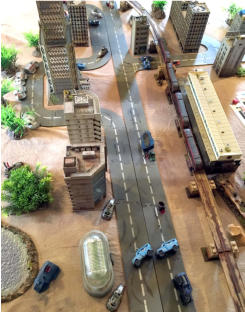 Blowing vehicles on the road - Henry took no chances after the first truck bomb
