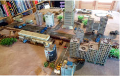 The town