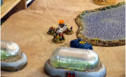 Solace forces - those that survive the attack - only manage to disable a combat car with a close assault