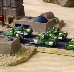 Zaporoskiye Bars and Vombats advance