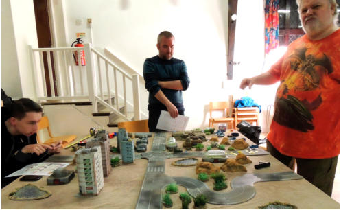 Mikes TAS - far right corner - move in against Ken and James forces