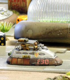 Command Cars passes a grow-dome