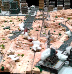 The game in progress