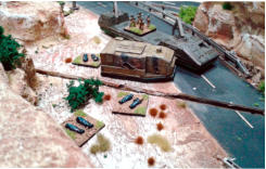 Troops arrive on the wrenchmobile