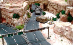 The road splits