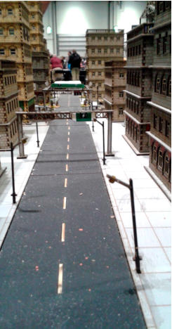 The High street is almost deserted