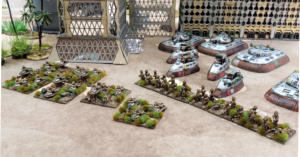 All the infantry with some vehicles thrown in
