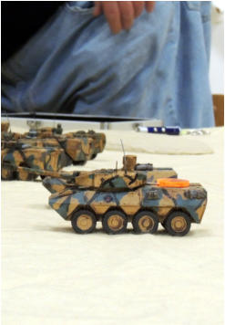 GIAT Tank Destroyer of the Apex Dragoons takes a hit but is still in the game
