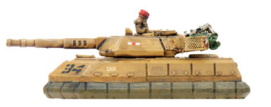 Hardgate Industries Apollo MBT. This carries a 9.5cm railgun
