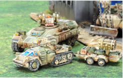 Viking with a MLRS trailer