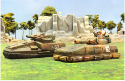 The Icarus-Thyssen Medium Hover Tank and its replacement the Daedalus medium tank
