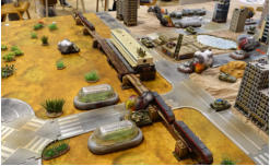 End of game carnage - blower tanks aflame along with a Buran and a Xaoc