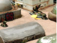 A Division Legere Cochon artillery piece fires over open sights