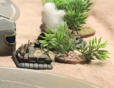 Division Legere Epee APC moves past the smoking wreck of a Panthere tank