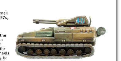 The Rosomakha Light Tank used in the Recce Detachment. This one has the 2cm gatling rail gun however there are other variants with a 6cm support weapon and all have an extra stowage space for a spotter or sniper.